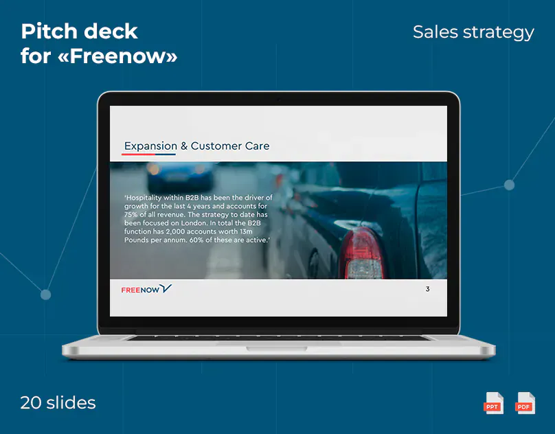Freenow pitch deck