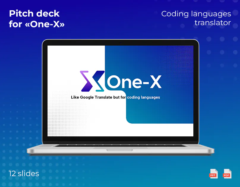 One-X pitch deck