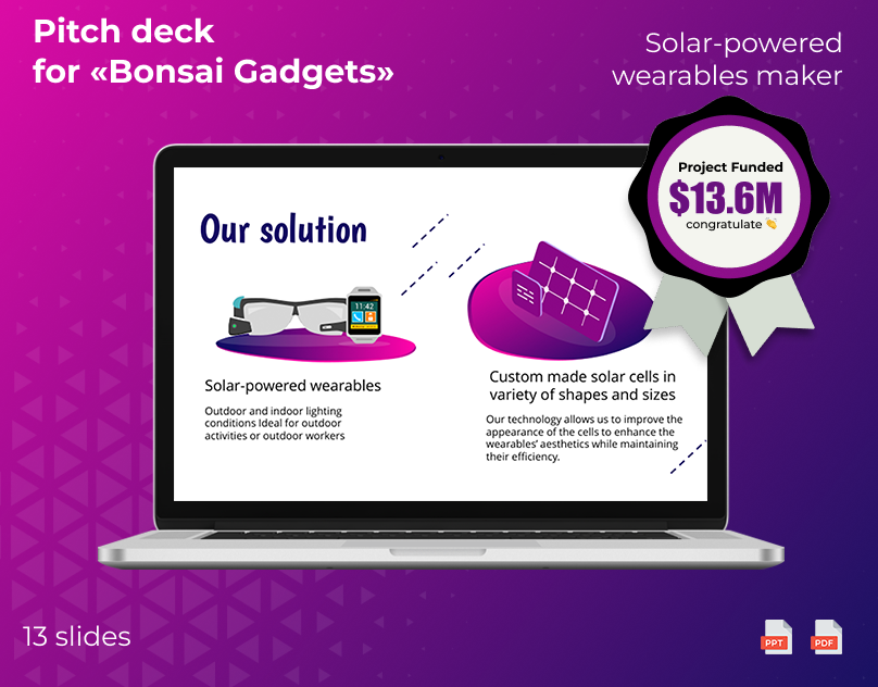 Bonsai Gadgets pitch deck